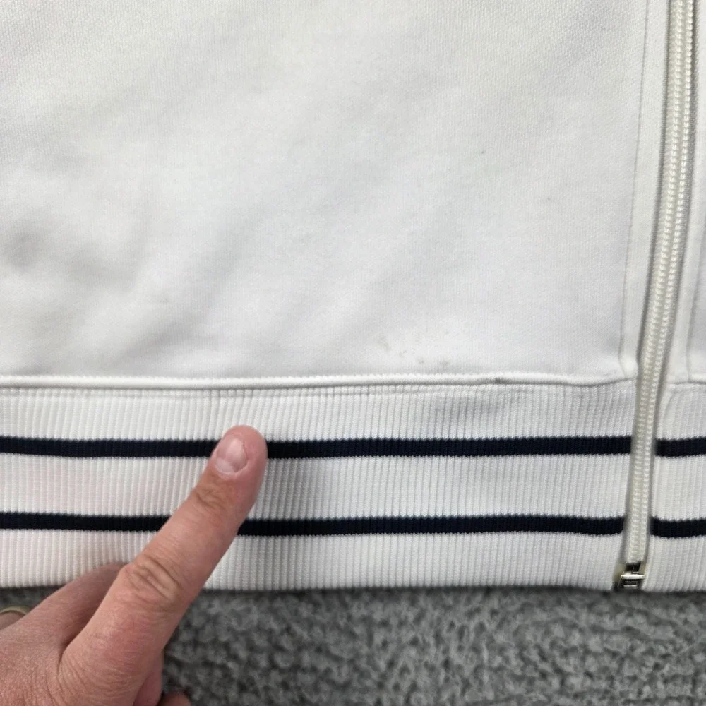 The North Face Track Jacket Mens 2XL White Full Zip Retro Y2K‎